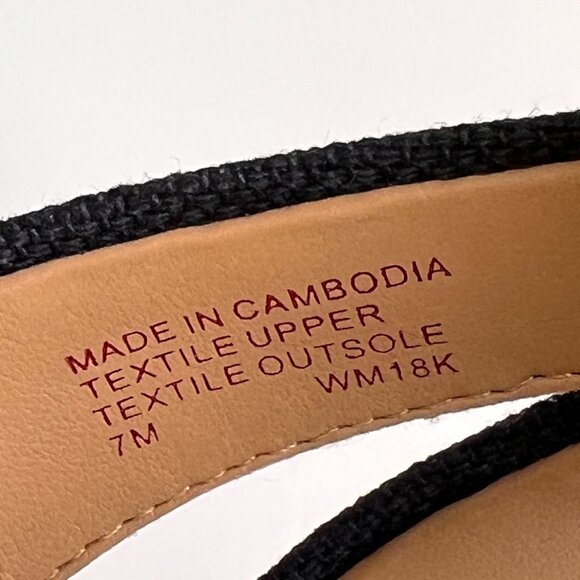 Michael Kors Sandal Women 7 Berkely Wedge Heel Zip Up Canvas Work Party Core Ne - Picture 11 of 14